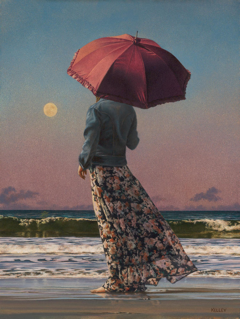 Romancing The Moon de Paul Kelley sur GIANT ART - figuratif multicolore