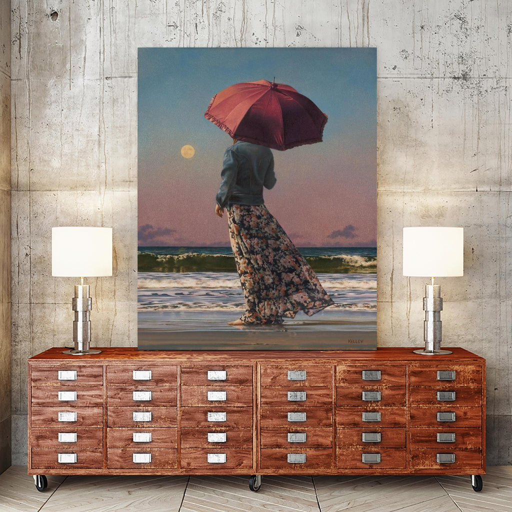 Romancing The Moon by Paul Kelley on GIANT ART - multicolor figurative