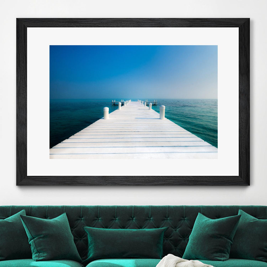 The  Pier by Vladimir Kostka on GIANT ART - multicolor photography; coastal; landscapes