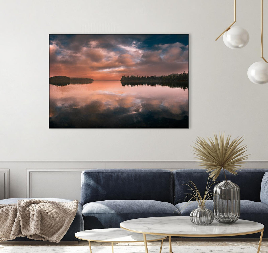 Western Sunset par Vladimir Kostka sur GIANT ART - photographie multicolore ; paysages