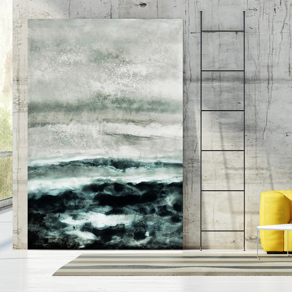 Abstract Waterscape by Iris Lehnhardt on GIANT ART - multicolor contemporary; abstracts