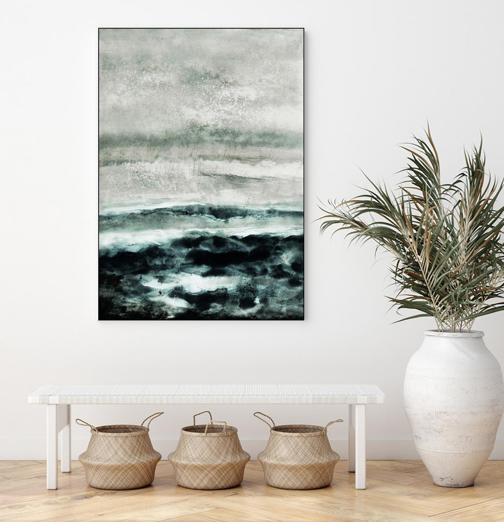 Abstract Waterscape by Iris Lehnhardt on GIANT ART - multicolor contemporary; abstracts