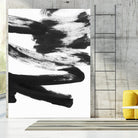 Black and White Strokes 5 by Iris Lehnhardt on GIANT ART - multicolor abstracts; contemporary