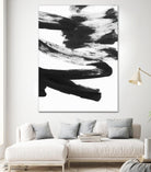 Black and White Strokes 5 by Iris Lehnhardt on GIANT ART - multicolor abstracts; contemporary