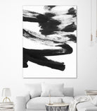 Black and White Strokes 5 by Iris Lehnhardt on GIANT ART - multicolor abstracts; contemporary