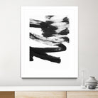 Black and White Strokes 5 by Iris Lehnhardt on GIANT ART - multicolor abstracts; contemporary