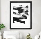 Black and White Strokes 5 by Iris Lehnhardt on GIANT ART - multicolor abstracts; contemporary