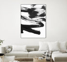 Black and White Strokes 5 by Iris Lehnhardt on GIANT ART - multicolor abstracts; contemporary