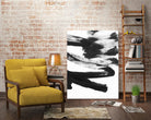 Black and White Strokes 5 by Iris Lehnhardt on GIANT ART - multicolor abstracts; contemporary
