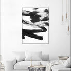 Black and White Strokes 5 by Iris Lehnhardt on GIANT ART - multicolor abstracts; contemporary