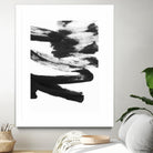Black and White Strokes 5 by Iris Lehnhardt on GIANT ART - multicolor abstracts; contemporary