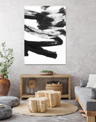 Black and White Strokes 5 by Iris Lehnhardt on GIANT ART - multicolor abstracts; contemporary