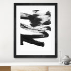 Black and White Strokes 5 by Iris Lehnhardt on GIANT ART - multicolor abstracts; contemporary