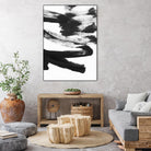 Black and White Strokes 5 by Iris Lehnhardt on GIANT ART - multicolor abstracts; contemporary