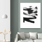 Black and White Strokes 5 by Iris Lehnhardt on GIANT ART - multicolor abstracts; contemporary