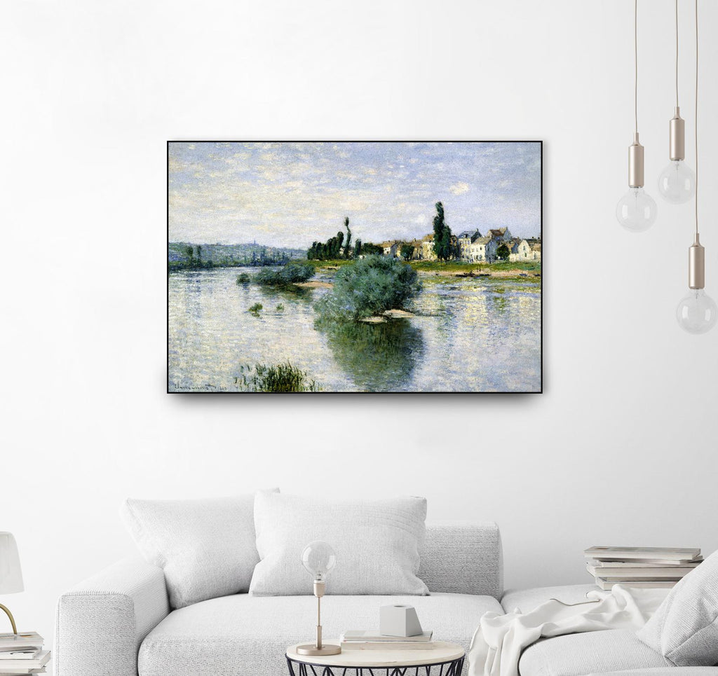 The Seine at Lavacourt de Claude Monet sur GIANT ART - paysages paysages