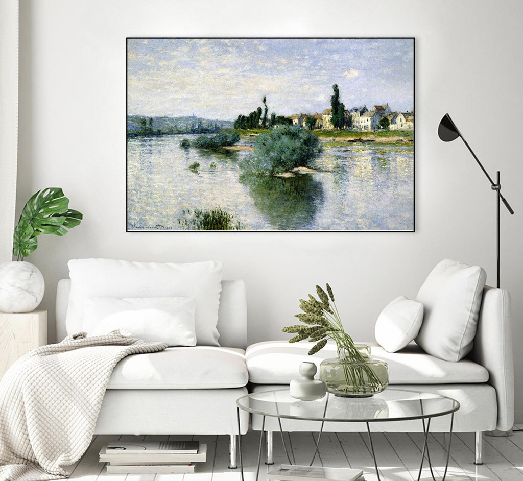 The Seine at Lavacourt by Claude Monet on GIANT ART - landscapes landscapes