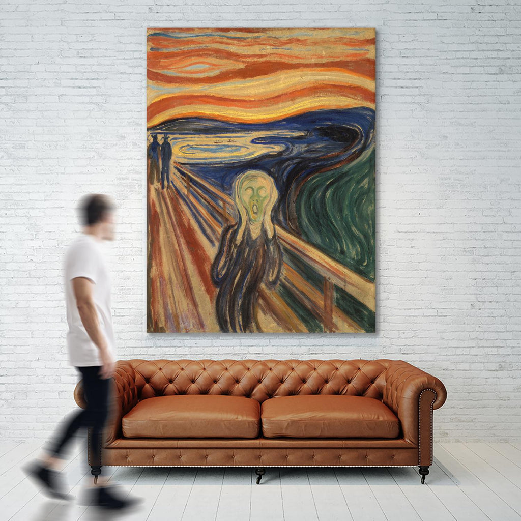 The Scream by Edvard Munch on GIANT ART - multicolor museum; figurative