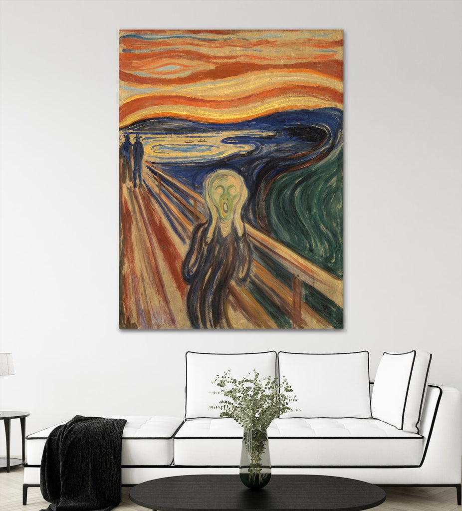 The Scream by Edvard Munch on GIANT ART - multicolor museum; figurative
