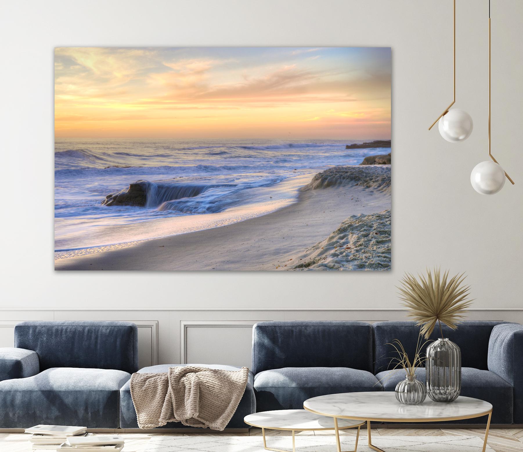 La Jolla Sunset by Dean Mayo on GIANT ART - multicolor photography; landscapes; coastal