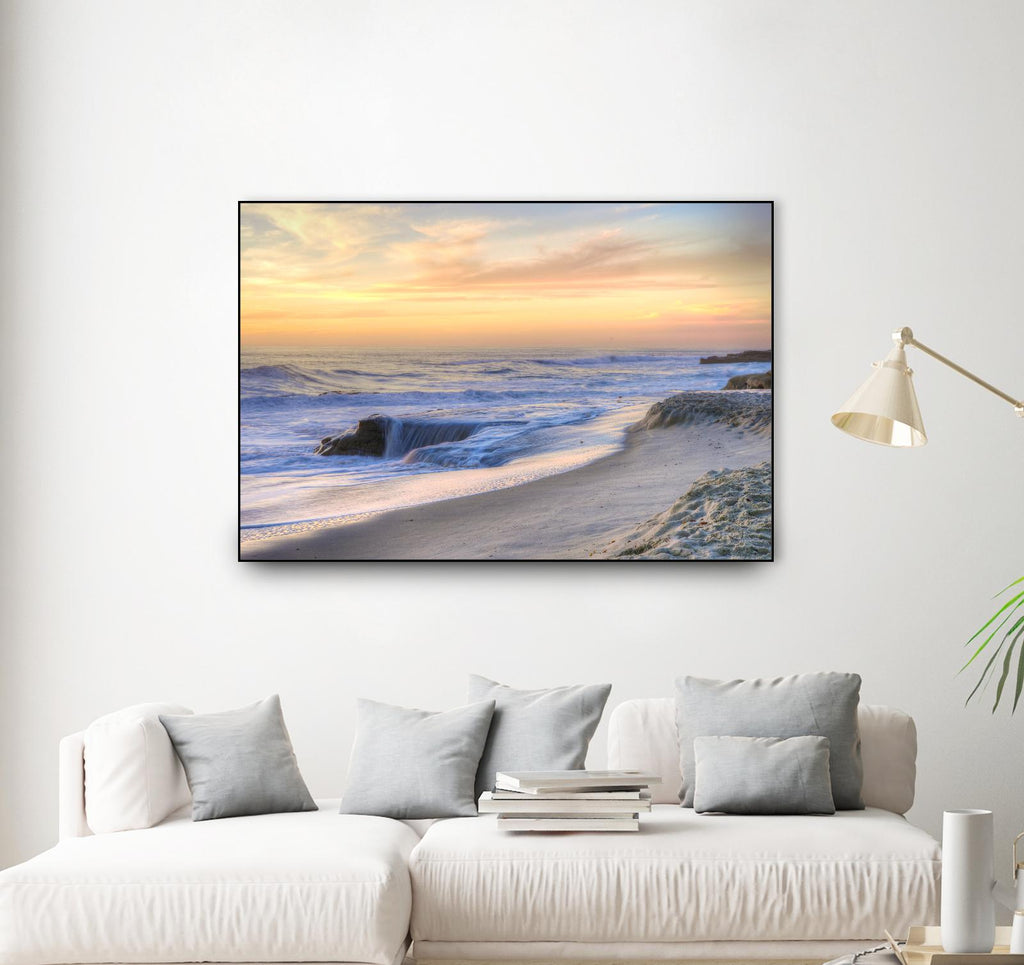 Coucher de soleil à La Jolla par Dean Mayo sur GIANT ART - photographie multicolore ; paysages ; littoral