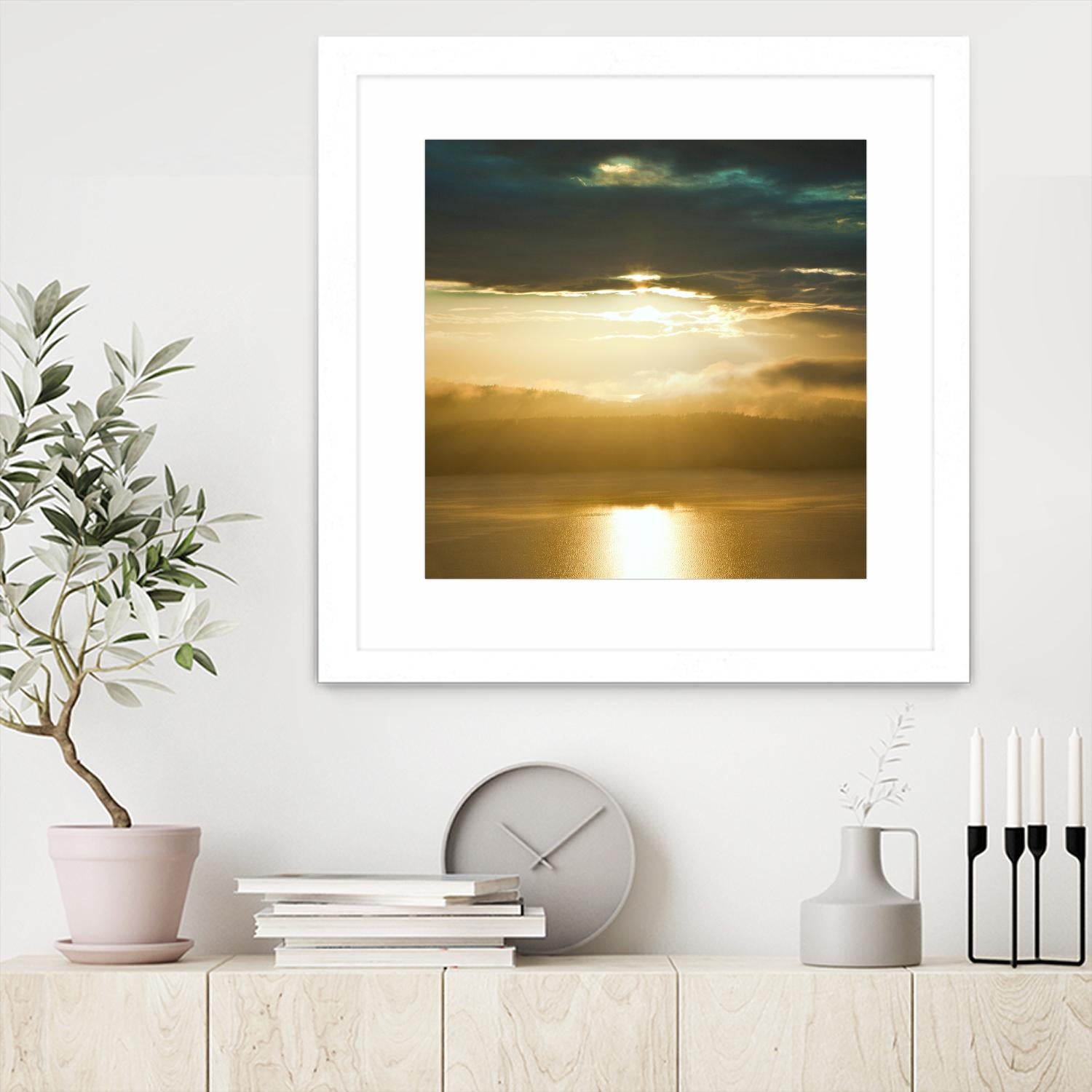 Orcas Sunset 1 by Golie Miamee on GIANT ART - multicolor photography; landscapes; coastal