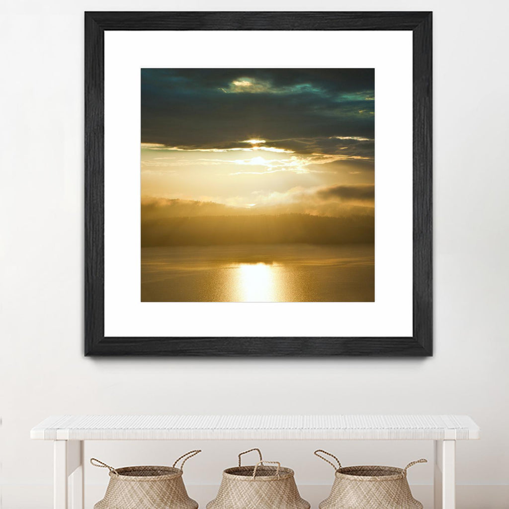 Orcas Sunset 1 by Golie Miamee on GIANT ART - multicolor photography; landscapes; coastal