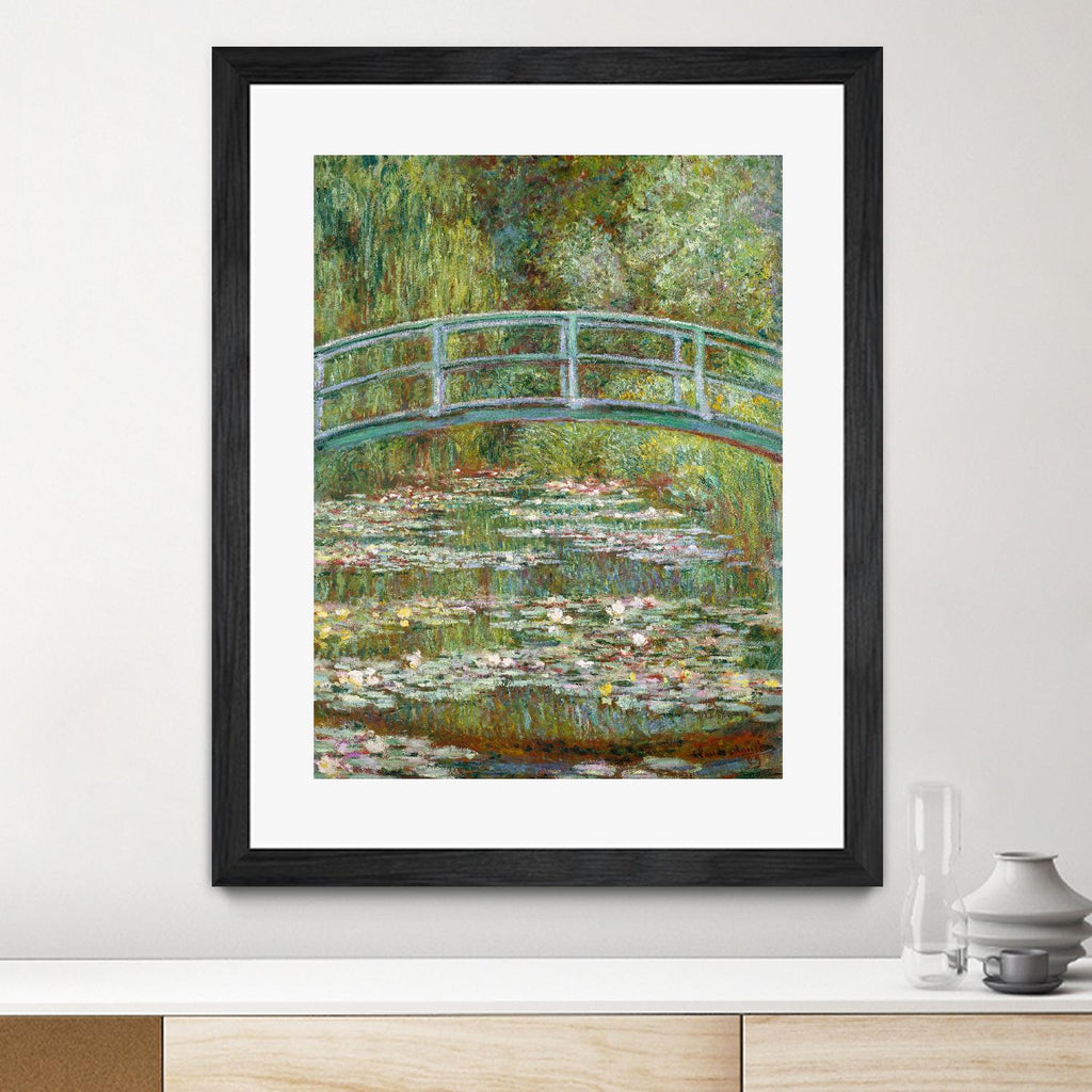 Bridge over a Pond of Water Lilies, 1899 by Claude Monet on GIANT ART - blue abstract