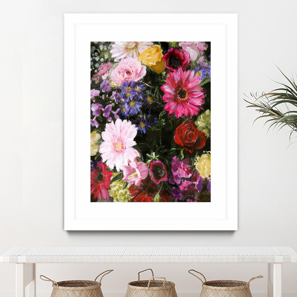 Dark Blossom by Design Fabrikken on GIANT ART - multi floral/still life