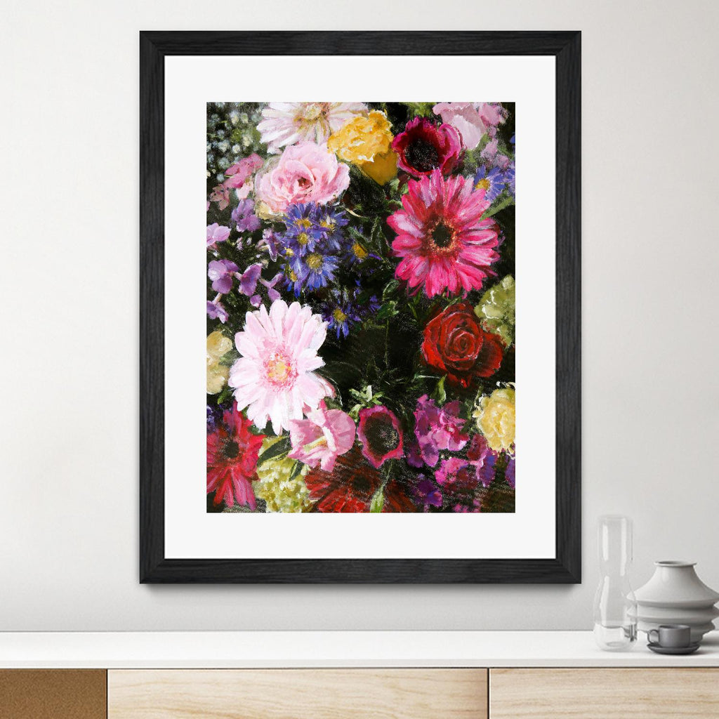 Dark Blossom by Design Fabrikken on GIANT ART - multi floral/still life