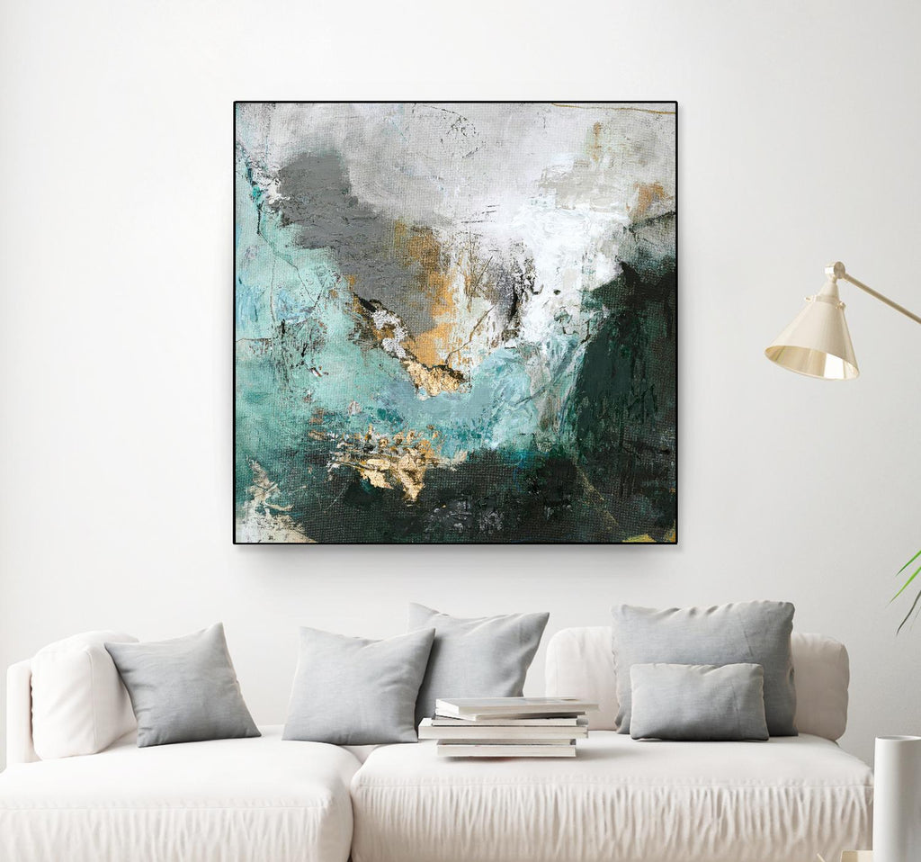 Arctic Green by Design Fabrikken on GIANT ART - multi abstracts