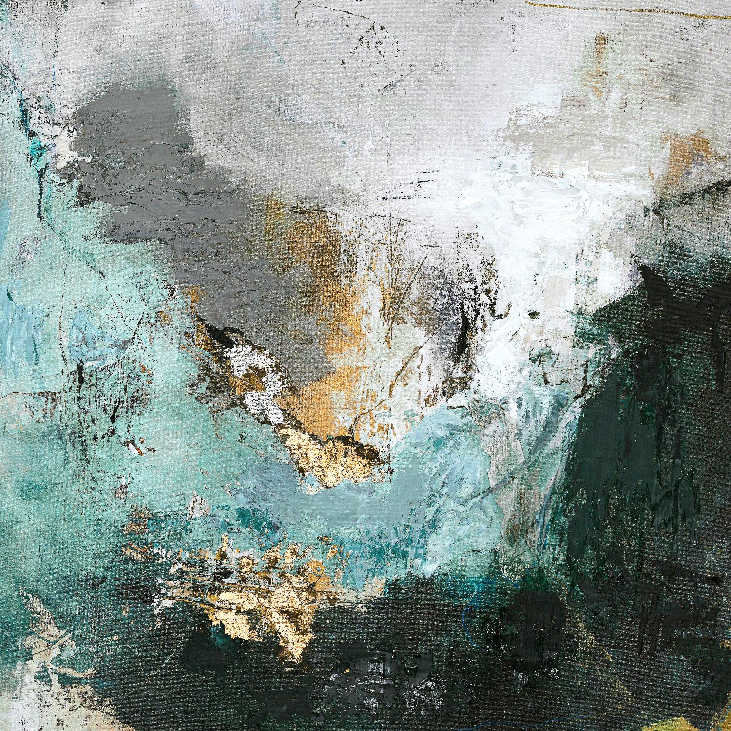 Arctic Green par Design Fabrikken sur GIANT ART - multi abstracts