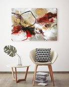 Flower Fall by Design Fabrikken on GIANT ART - multi abstracts, contemporary, floral/still life