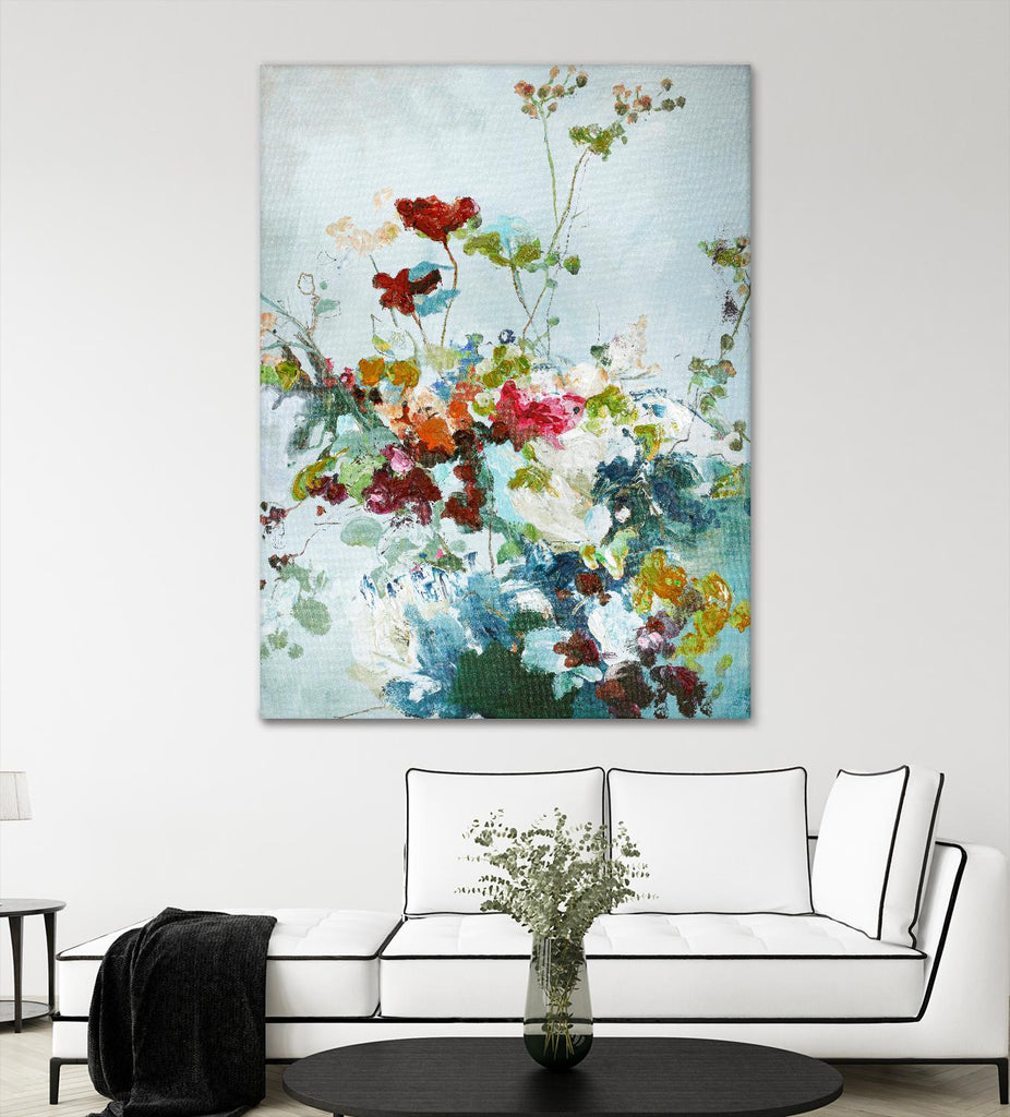 Abstract Floral 1 par Design Fabrikken sur GIANT ART - multi floral/still life