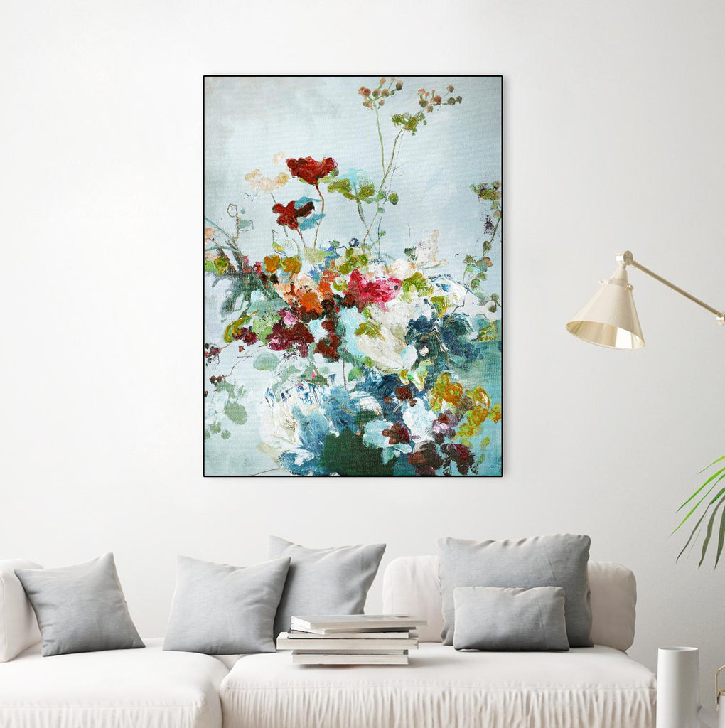Abstract Floral 1 par Design Fabrikken sur GIANT ART - multi floral/still life