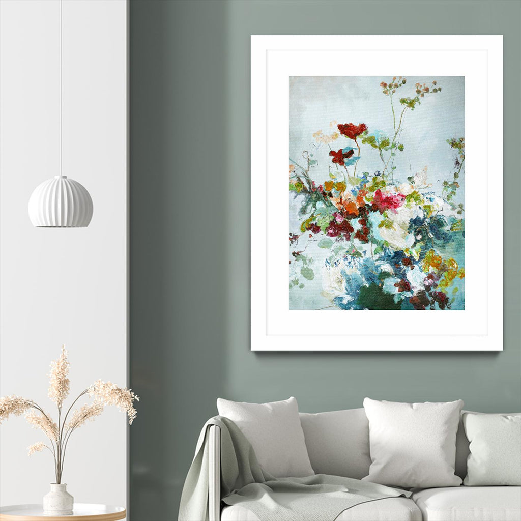 Abstract Floral 1 by Design Fabrikken on GIANT ART - multi floral/still life