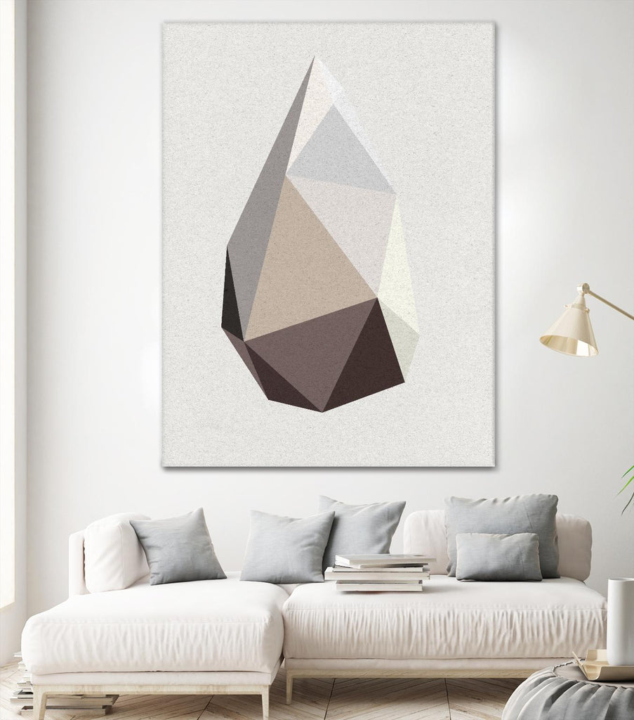 Rock 1 by Design Fabrikken on GIANT ART - brown abstracts, contemporary