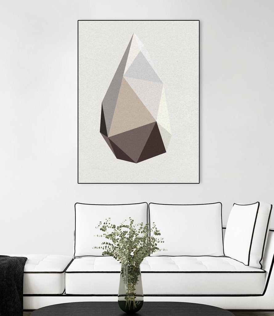Rock 1 by Design Fabrikken on GIANT ART - brown abstracts, contemporary