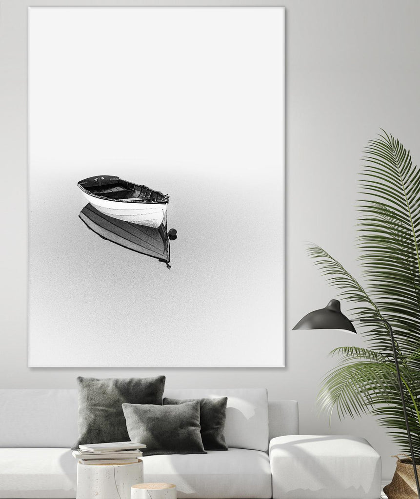 Solemn by Design Fabrikken on GIANT ART - black,white coastal, landscapes, photography, boats, waterways