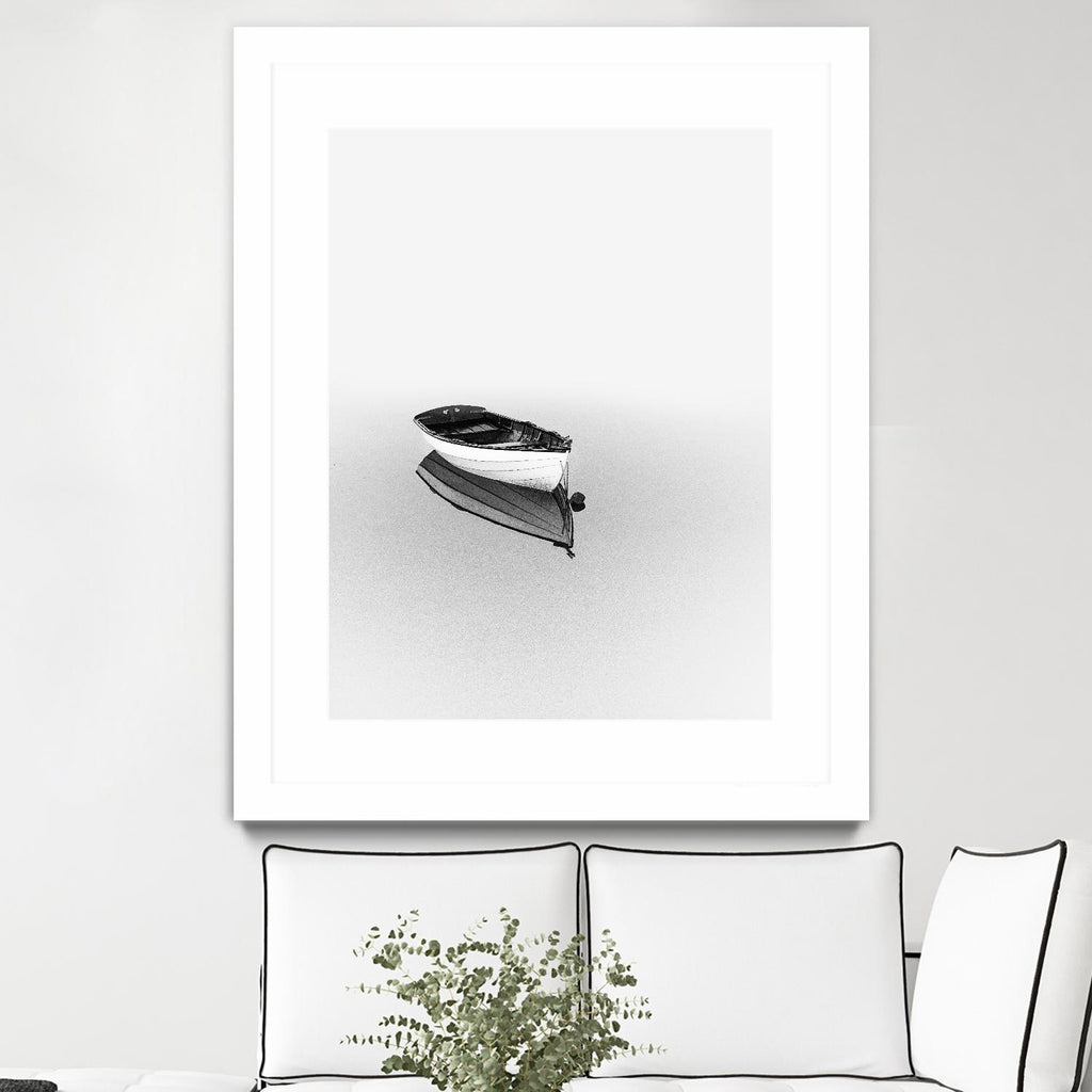 Solemn par Design Fabrikken sur GIANT ART - noir et blanc, côtes, paysages, photographie, bateaux, voies navigables