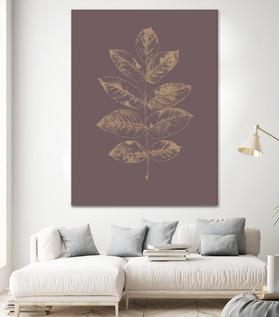 Botanica 2 by Design Fabrikken on GIANT ART - brown floral/still life, botanical, leaves, plants