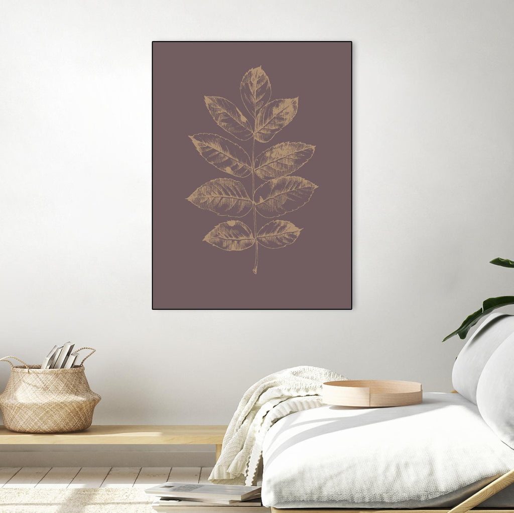 Botanica 2 by Design Fabrikken on GIANT ART - brown floral/still life, botanical, leaves, plants