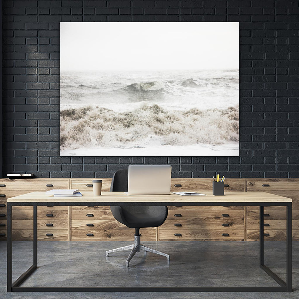 Breaking Waves by Design Fabrikken on GIANT ART - white coastal, landscapes, photography, ocean, waves