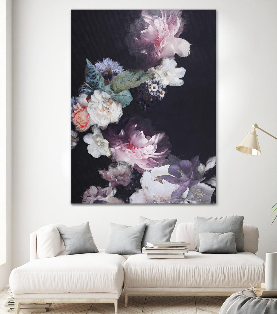 Purple Blossom 1 by Design Fabrikken on GIANT ART - pink flowers flowers