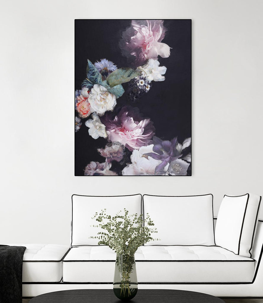 Purple Blossom 1 by Design Fabrikken on GIANT ART - pink flowers flowers