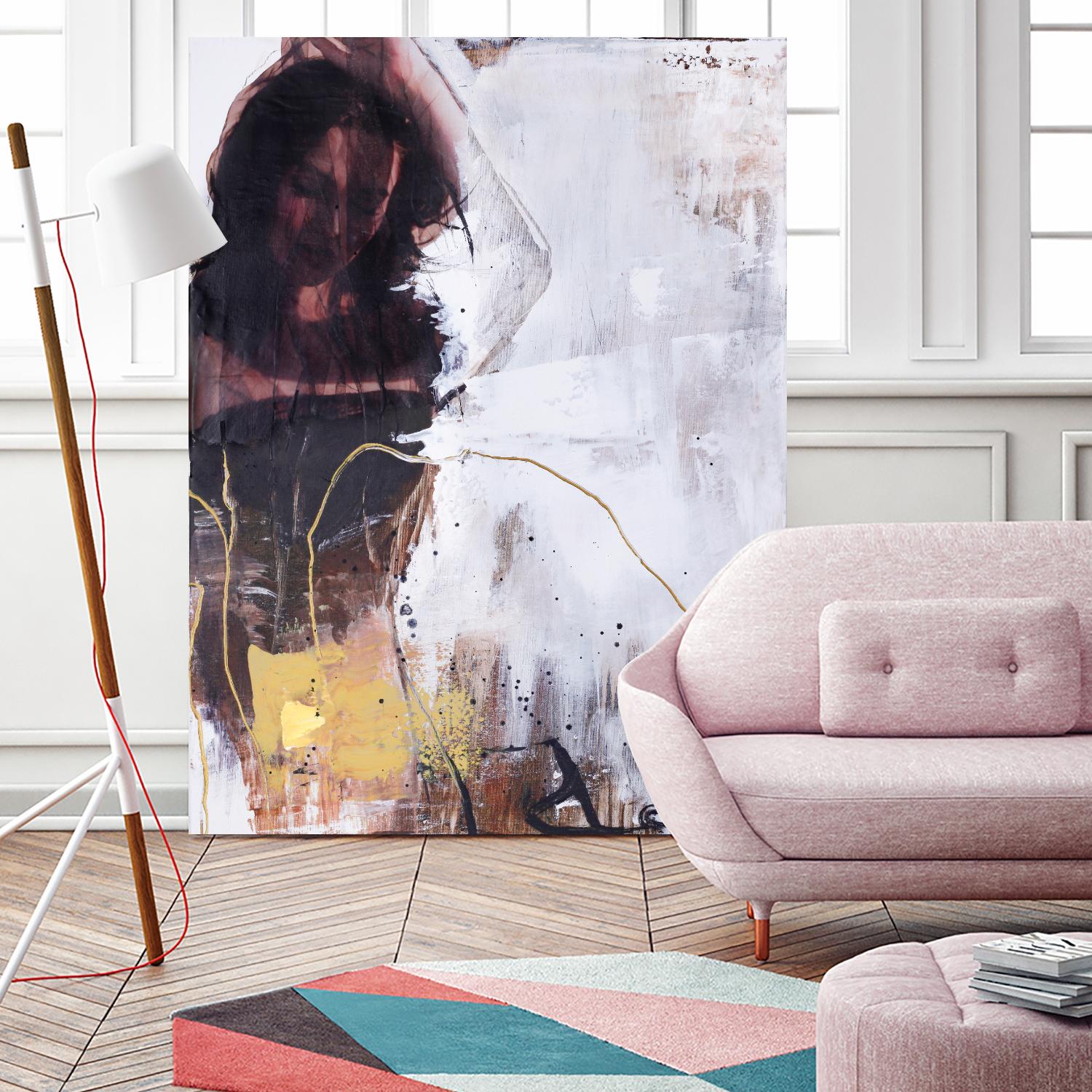 Yellow Era 1 by Design Fabrikken on GIANT ART - multi abstracts, contemporary, figurative