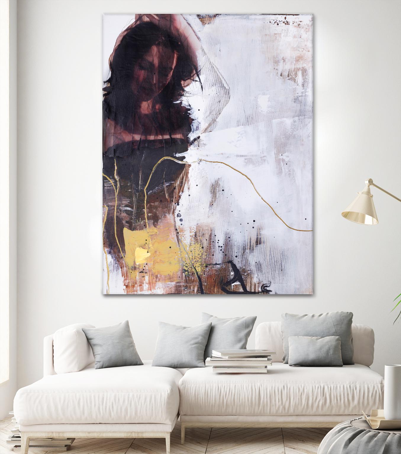 Yellow Era 1 by Design Fabrikken on GIANT ART - multi abstracts, contemporary, figurative