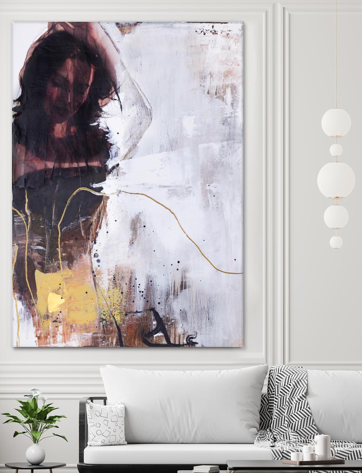 Yellow Era 1 by Design Fabrikken on GIANT ART - multi abstracts, contemporary, figurative