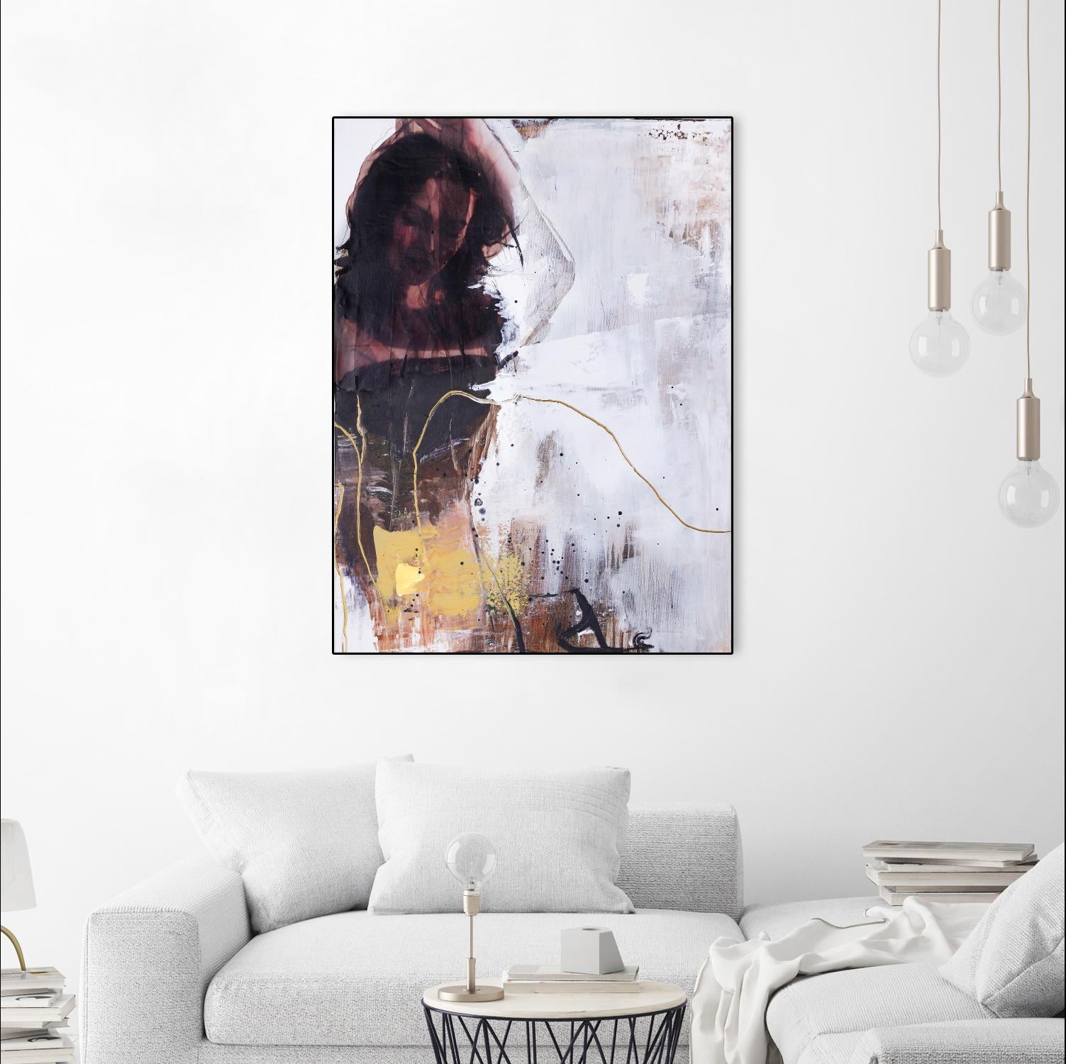 Yellow Era 1 by Design Fabrikken on GIANT ART - multi abstracts, contemporary, figurative