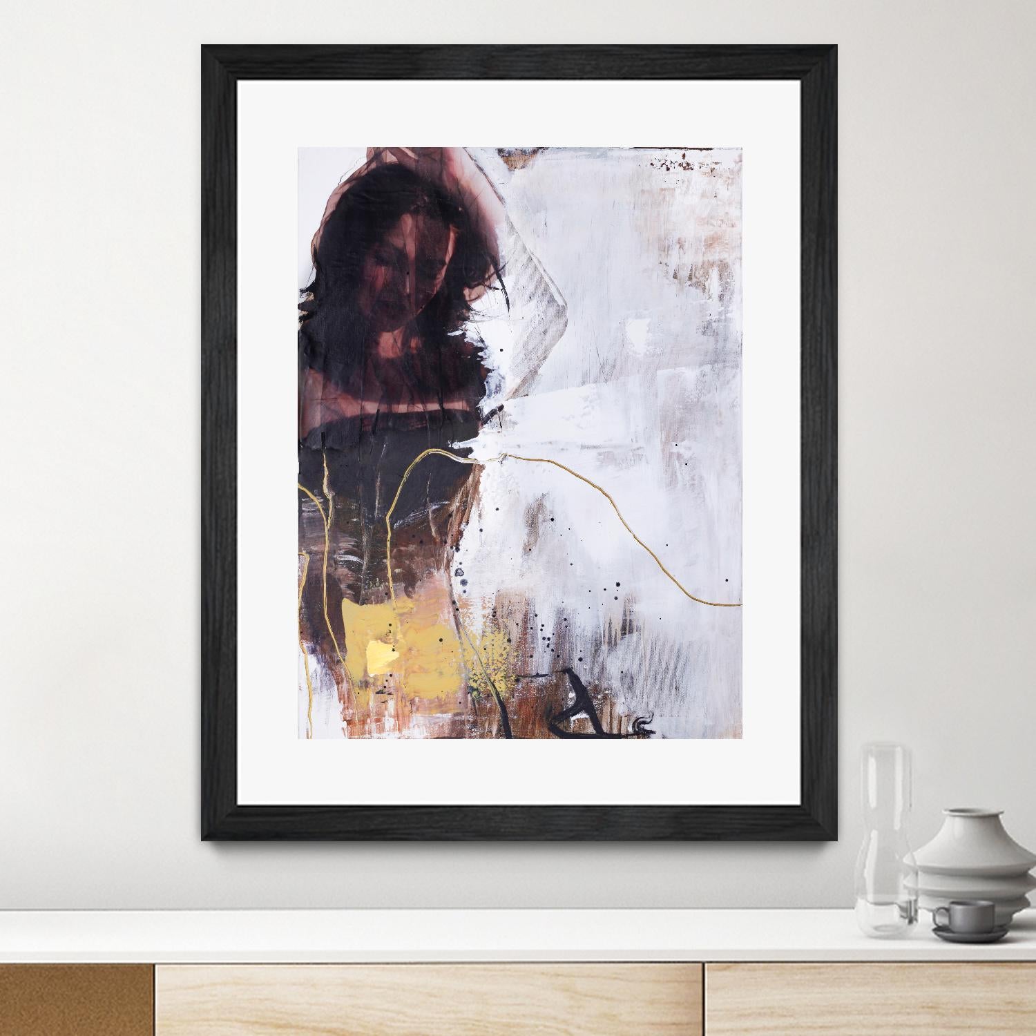 Yellow Era 1 by Design Fabrikken on GIANT ART - multi abstracts, contemporary, figurative